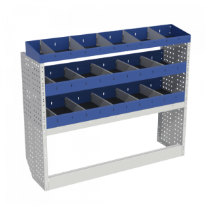 Module BASE simple avec étagères séparatrices et couvre-passage de roue